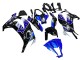 2011-2015 Kawasaki ZX10R Motorcycle Fairings - Blue White Glossy Black Canada Websites