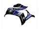 2011-2015 Kawasaki ZX10R Motorcycle Fairings - Blue White Glossy Black Canada Websites