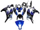 2011-2015 Kawasaki ZX10R Motorcycle Fairings - Blue White Glossy Black Canada Websites
