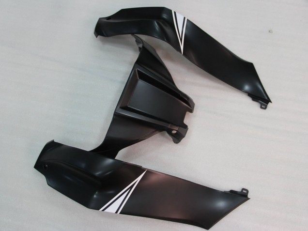 2011-2015 Kawasaki ZX10R Motorcycle Fairings - Glossy Black White Elf Snow Decal Canada Websites