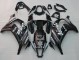 2011-2015 Kawasaki ZX10R Motorcycle Fairings - Glossy Black White Elf Snow Decal Canada Websites