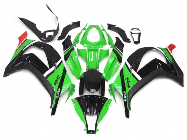 2011-2015 Kawasaki ZX10R Motorcycle Fairings - Green Black White Red Canada Websites