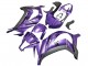 2011-2015 Kawasaki ZX10R Motorcycle Fairing - Purple Matte Black Canada Websites