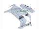 2011-2015 Kawasaki ZX10R Motorcycle Fairings - White Green Stripe Black Ninja Canada Websites