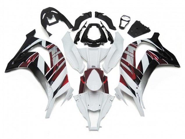 2011-2015 Kawasaki ZX10R Motorcycle Fairings - White Red Silver Black Canada Websites