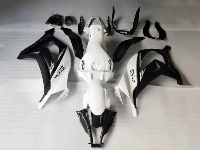 2011-2015 Kawasaki ZX10R Motorcycle Fairings - White Matte Black Green Decals Canada Websites