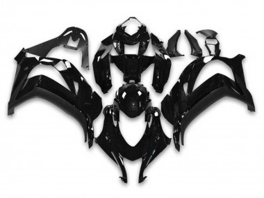 2016-2020 Kawasaki ZX10R Motorcycle Fairings - Glossy Black Ninja Canada Websites