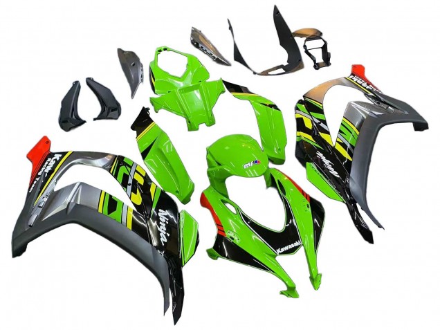 2016-2020 Kawasaki ZX10R Motorcycle Fairings - Green Red Grey Canada Websites