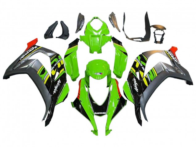 2016-2020 Kawasaki ZX10R Motorcycle Fairings - Green Red Grey Canada Websites