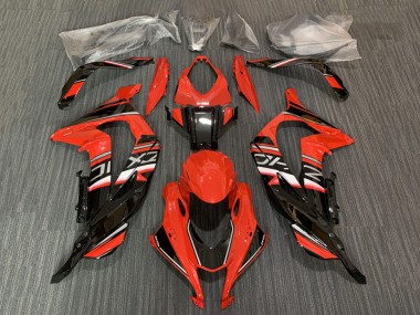 2016-2020 Kawasaki ZX10R Motorcycle Fairing - Red Glossy Black Canada Websites