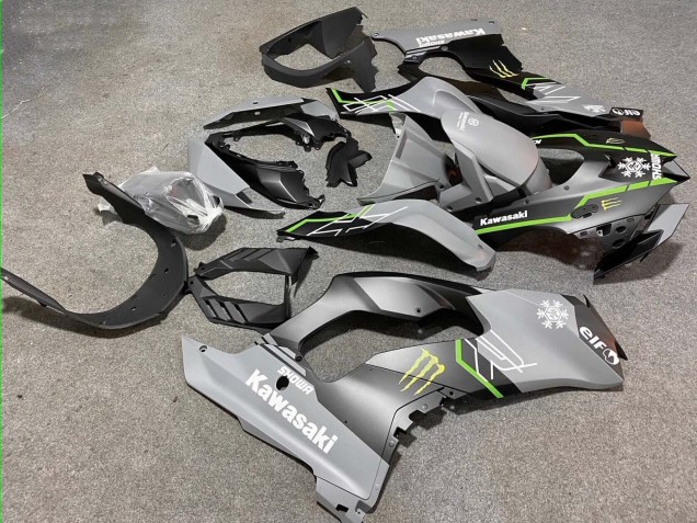 2021-2025 Kawasaki ZX10R Motorcycle Fairings - Grey Matte Black Green White Elf Snow Monster Canada Websites