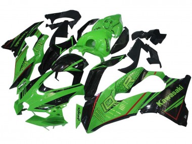 2021-2025 Kawasaki ZX10R Motorcycle Fairings - Green Glossy Black Canada Websites