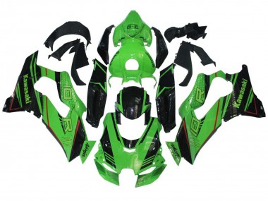 2021-2025 Kawasaki ZX10R Motorcycle Fairings - Green Glossy Black Canada Websites