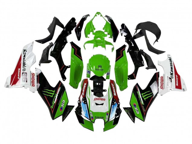 2021-2025 Kawasaki ZX10R Motorcycle Fairings - Green Black White Red Blue Showr Elf Monster Canada Websites