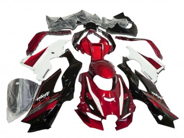 2021-2025 Kawasaki ZX10R Motorcycle Fairings - Red White Glossy Black Canada Websites