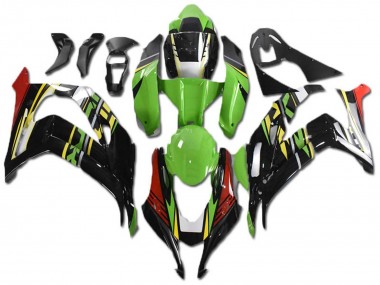 2021-2025 Kawasaki ZX10R Motorcycle Fairings - Green Yellow Red Black Canada Websites