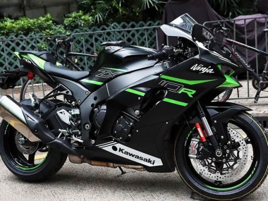 2021-2025 Kawasaki ZX10R Motorcycle Fairings - Black Green White Canada Websites