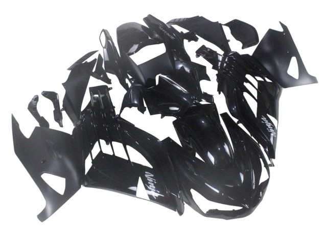2012-2024 Kawasaki ZX14R ZZR1400 Motorcycle Fairing - Glossy Black Matte Black White Ninja Canada Websites