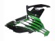 2012-2024 Kawasaki ZX14R ZZR1400 Motorcycle Fairings - Green Glossy Black Stripe Canada Websites