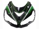 2012-2024 Kawasaki ZX14R ZZR1400 Motorcycle Fairings - Green Glossy Black Stripe Canada Websites