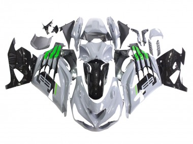 2012-2024 Kawasaki ZX14R ZZR1400 Motorcycle Fairings - Grey Green Black Canada Websites