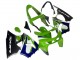 1998-1999 Kawasaki ZX6R Motorcycle Fairings - Green White Blue Silver Glossy Black Canada Websites