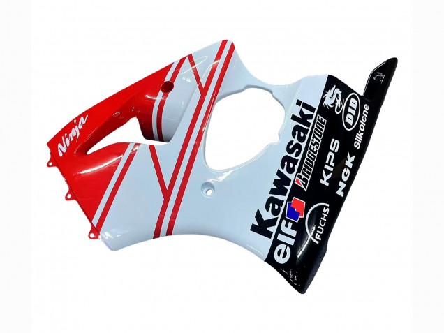 2000-2002 Kawasaki ZX6R Motorcycle Fairings - White Red Black Canada Websites