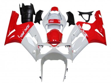 2003-2004 Kawasaki ZX6R Motorcycle Fairings - White Red Canada Websites