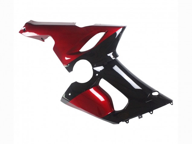 2005-2006 Kawasaki ZX6R Motorcycle Fairing - Red Glossy Black Canada Websites