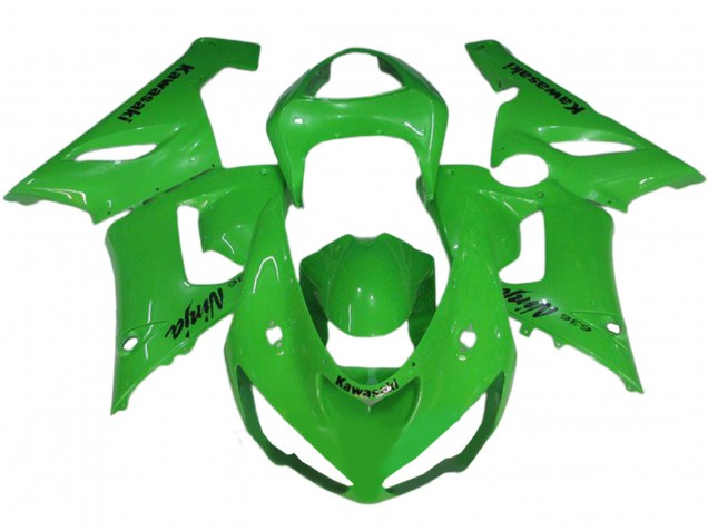 2005-2006 Kawasaki ZX6R Motorcycle Fairings - Green Canada Websites