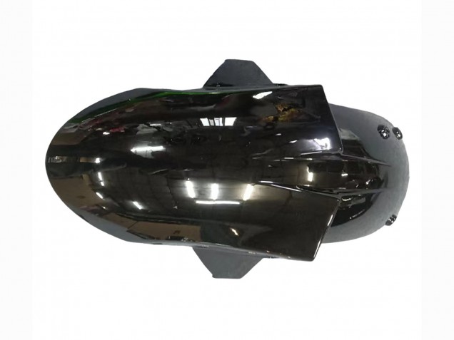 2005-2006 Kawasaki ZX6R Motorcycle Fairing - Glossy Black Green Flame Canada Websites