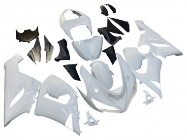 2005-2006 Kawasaki ZX6R Motorcycle Fairings - White Canada Websites