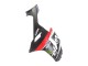 2007-2008 Kawasaki ZX6R Motorcycle Fairings - Black White Red with White Snow Decal Ninja Elf Canada Websites