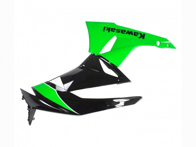 2009-2012 Kawasaki ZX6R Motorcycle Fairings - Green Glossy Black Canada Websites