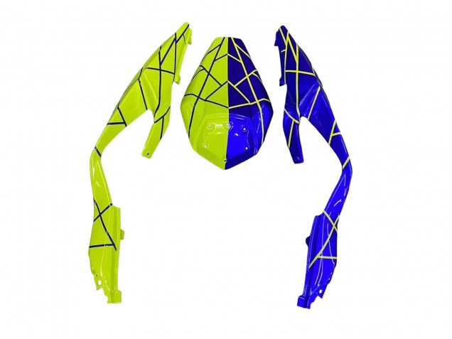 2019-2022 Kawasaki ZX6R Motorcycle Fairings - Blue Yellow Canada Websites