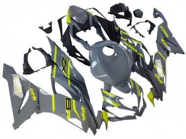 2019-2022 Kawasaki ZX6R Motorcycle Fairings - Nardo Grey Yellow Canada Websites
