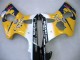 2000-2002 Suzuki GSXR1000 Motorcycle Fairings - Yellow Dark Blue White Motul Corona Canada Websites