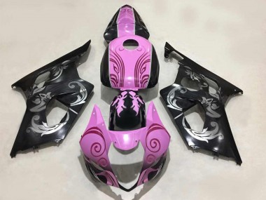 2003-2004 Suzuki GSXR 1000 Motorcycle Fairings - Black Pink Canada Websites