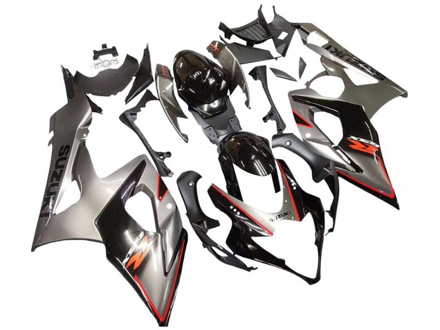2005-2006 Suzuki GSXR 1000 Motorcycle Fairing - Silver Black Red Canada Websites