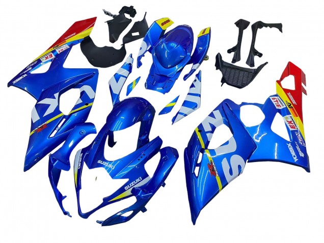 2005-2006 Suzuki GSXR 1000 Motorcycle Fairings - Blue Yellow Red White Canada Websites