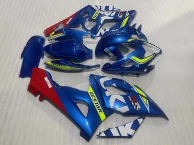 2005-2006 Suzuki GSXR 1000 Motorcycle Fairings - Blue Yellow Red Motul Ecstar Canada Websites