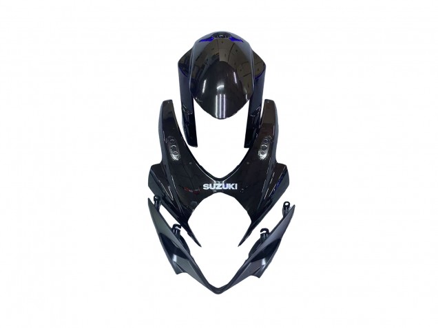 2007-2008 Suzuki GSXR 1000 Motorcycle Fairing Kits - Blue Glossy Black Canada Websites