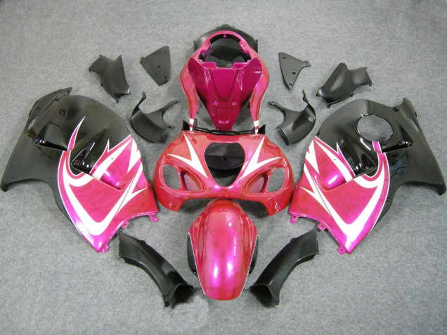 1996-2007 Suzuki GSXR 1300 Hayabusa Motorcycle Fairings - Pink White Black Canada Websites