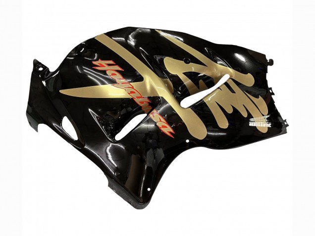 1996-2007 Suzuki GSXR 1300 Hayabusa Motorcycle Fairings - Glossy Black Gold Hayabusa Canada Websites
