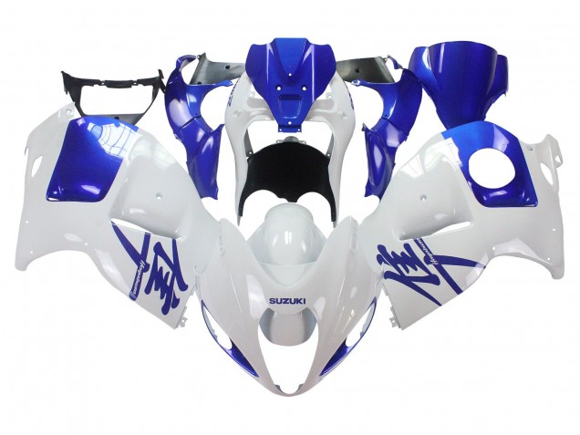1996-2007 Suzuki GSXR 1300 Hayabusa Motorcycle Fairings - White Blue Hayabusa Canada Websites