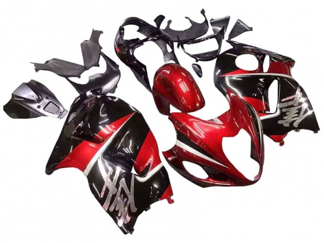 1996-2007 Suzuki GSXR 1300 Hayabusa Motorcycle Fairings - Red Glossy Black Hayabusa Canada Websites