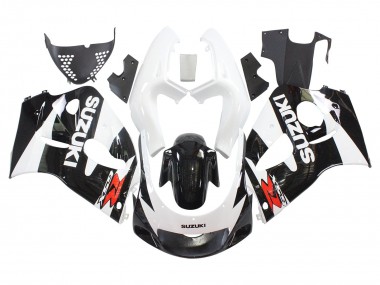 1996-2000 Suzuki GSXR 600 / GSXR 750 Motorcycle Fairings - Black White Canada Websites