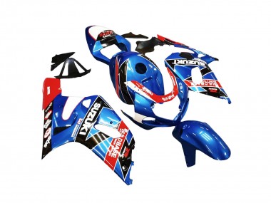 2001-2003 Suzuki GSXR 600 / GSXR 750 Motorcycle Fairings - Blue Red Racing Canada Websites