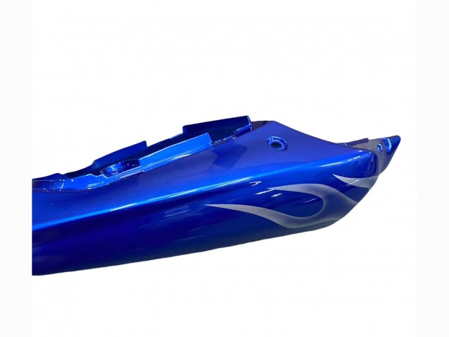 2001-2003 Suzuki GSXR 600 / GSXR 750 Motorcycle Fairings - Blue with White Flame Canada Websites