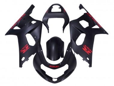 2001-2003 Suzuki GSXR 600 / GSXR 750 Motorcycle Fairings - Matte Black Red Canada Websites